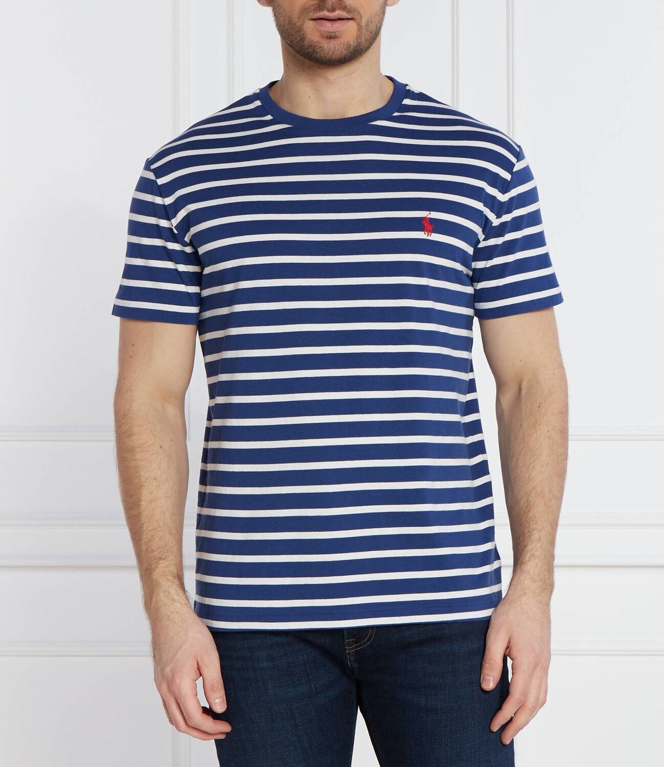 

Футболка POLO RALPH LAUREN Casual fit, темно-синий