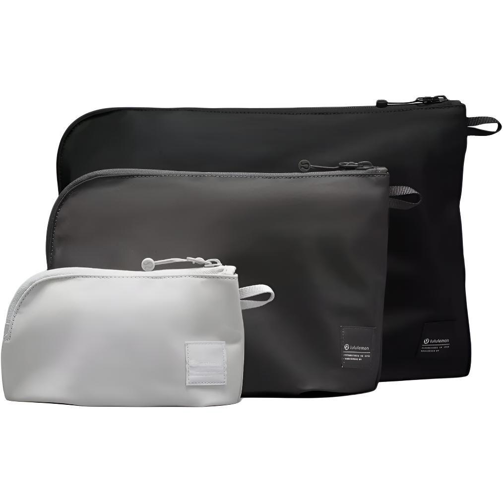 

Lululemon Lightweight Series Nylon Combo Set Unisex White/Gray/Black