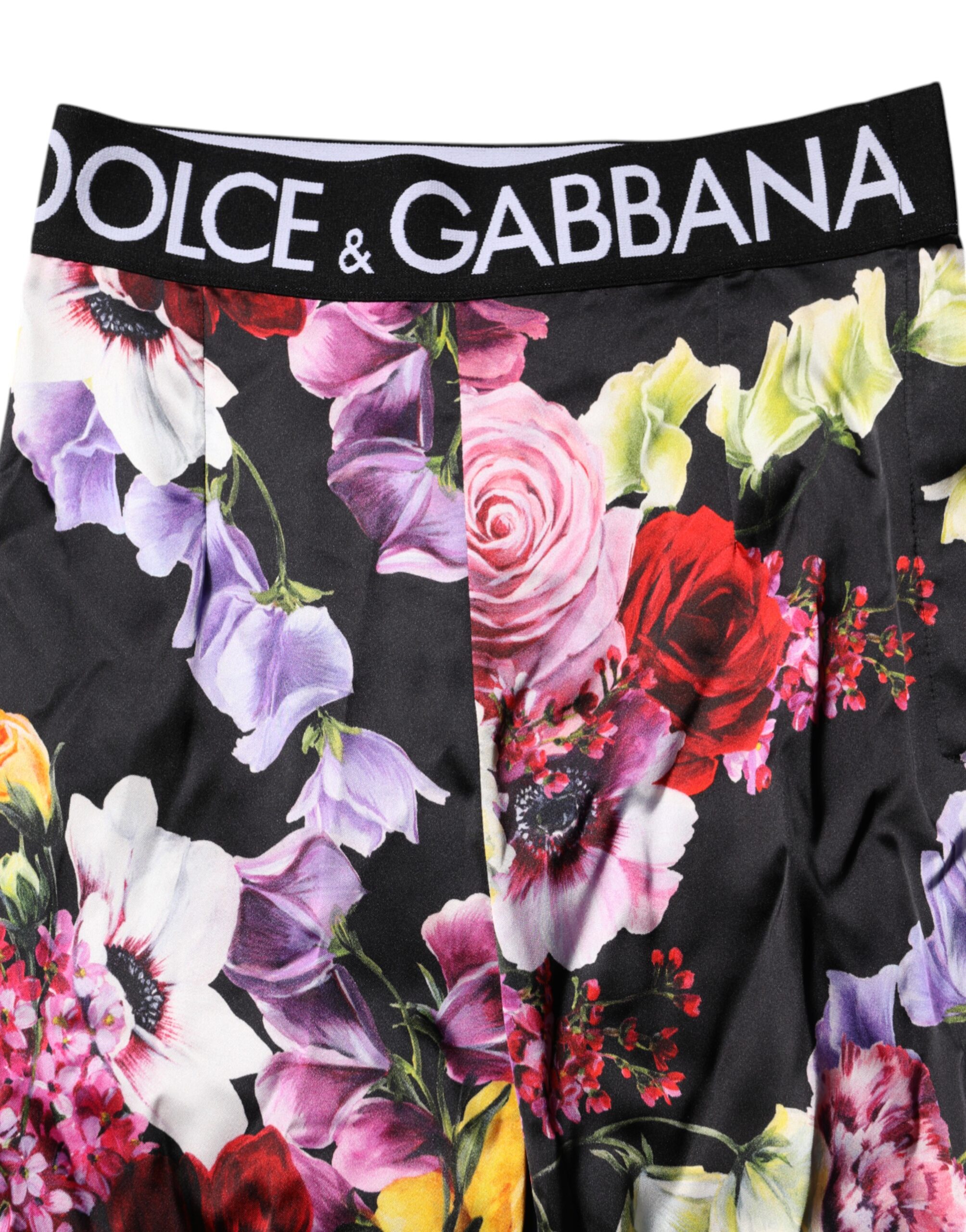 Джинсы Multicolor Floral Legging Stretch Waist Pants Dolce & Gabbana, мультиколор — фото 3