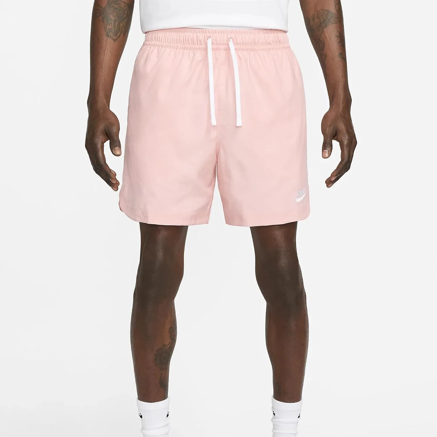 Шорты активные Nike Pink Bloom / White — фото 4