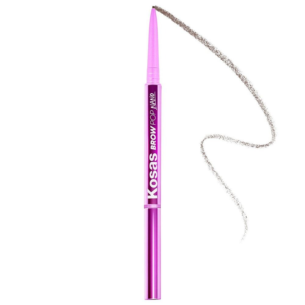 

Kosas Brow Pop Nano Ультратонкая детализация + растушеванный карандаш для бровей, цвет Medium Brown