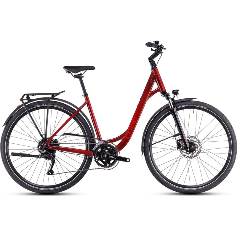 

Гибридный велосипед Cube Touring Pro Low Maroon/Pearl