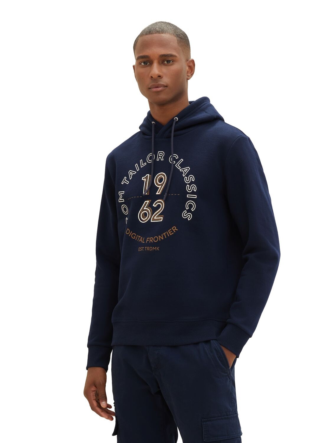 

Толстовка Tom Tailor PRINTED, синий