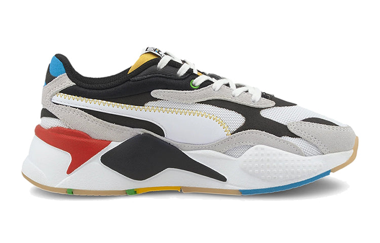 Кроссовки PUMA Rs-x Big Boys Black White Red Low Tops Sports Shoe 'Black White Gray' 374498-01 — фото 2