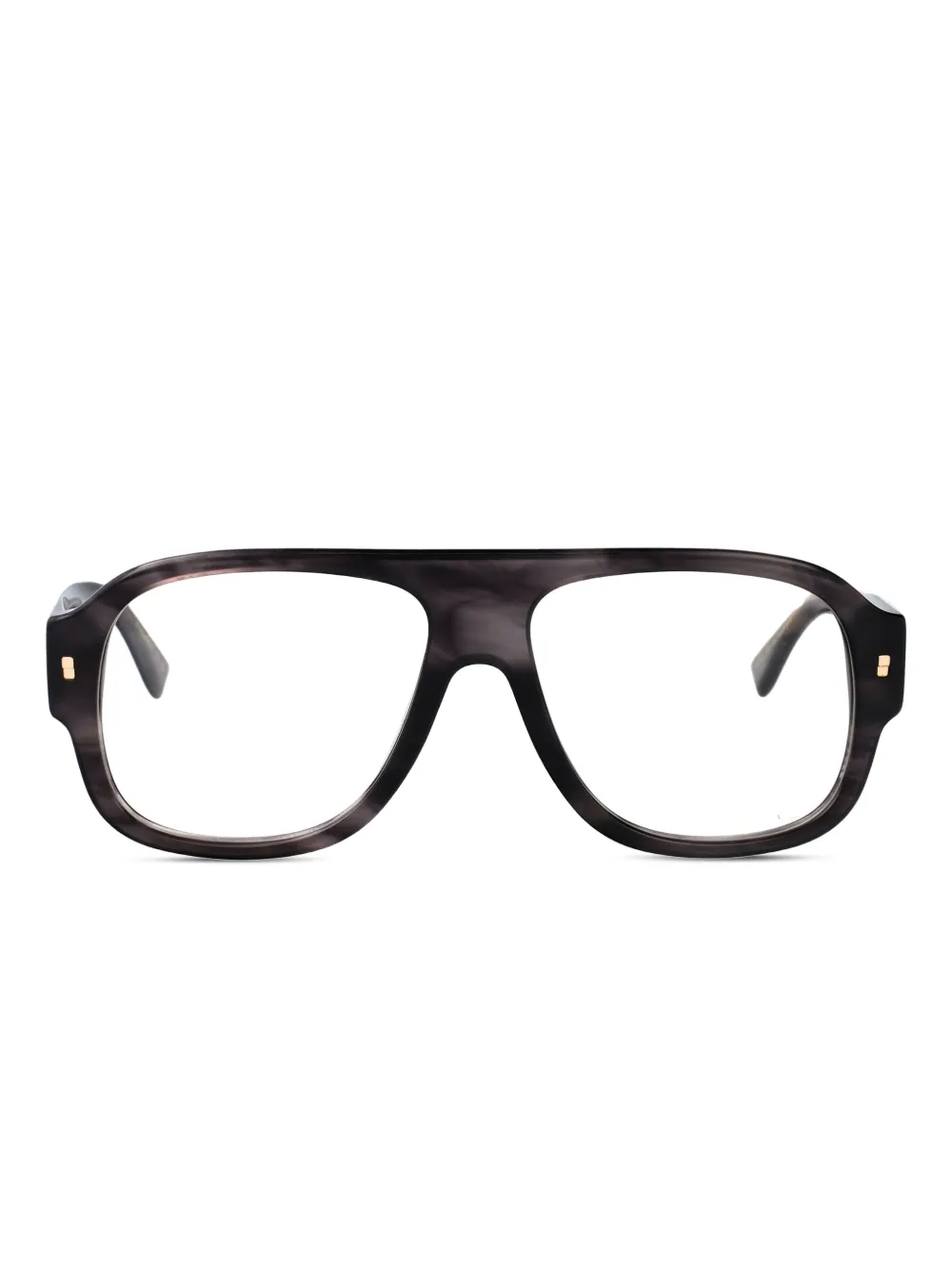 

Очки в геометричной оправе Dsquared2, черный