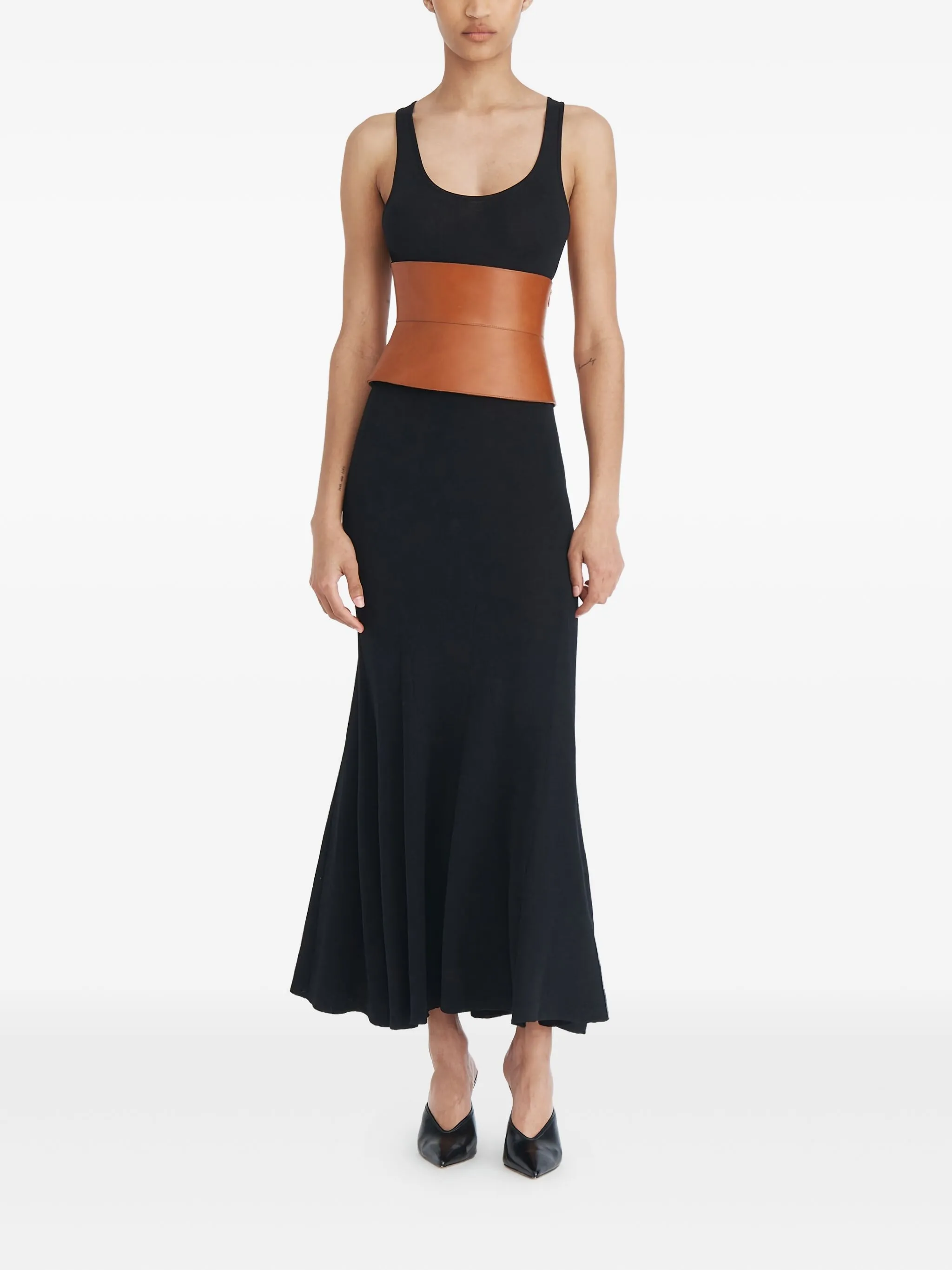 

Платье миди Monse, черный