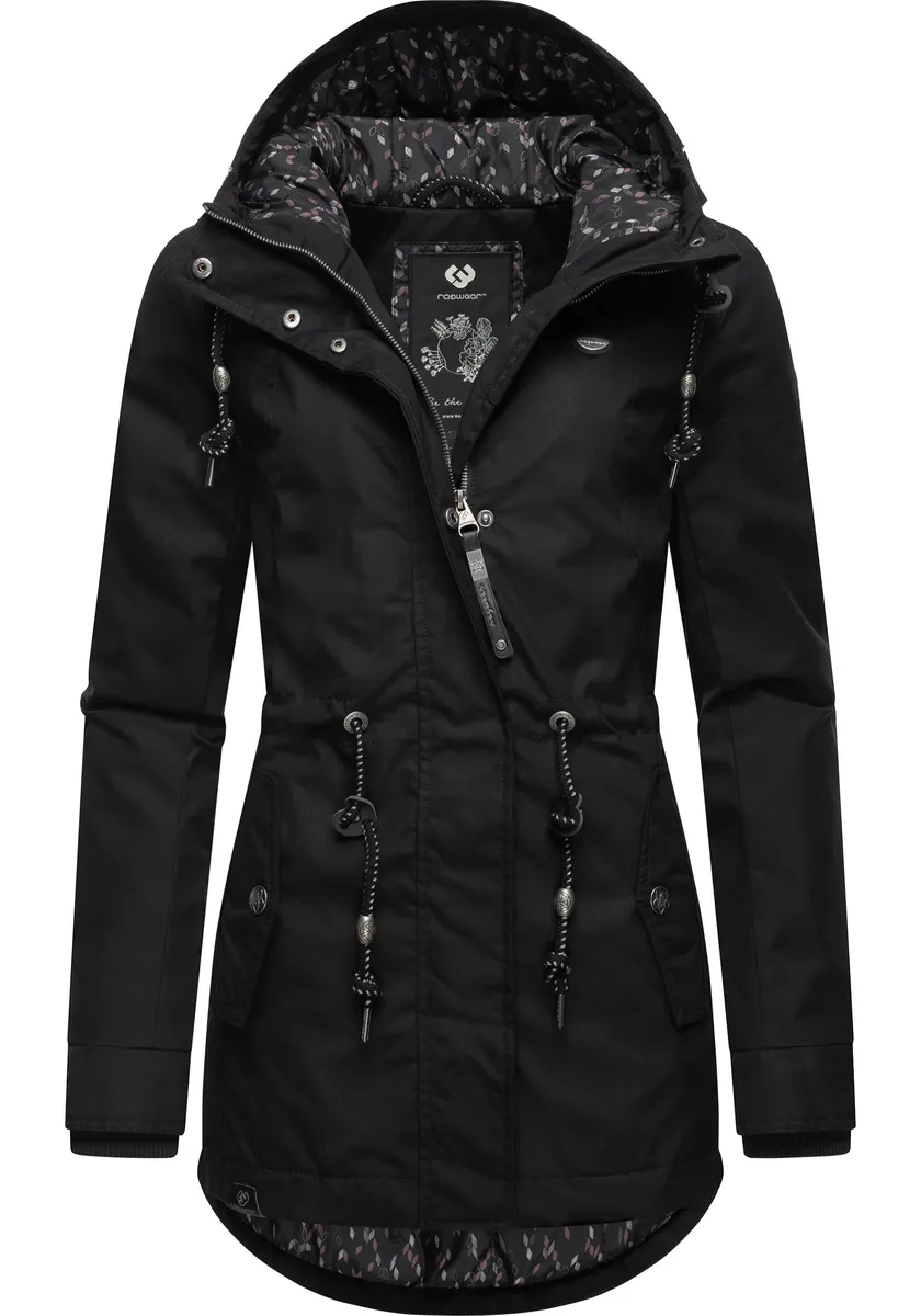 

Зимняя куртка Ragwear "Monadis Black Label", с капюшоном, стильная зимняя парка для холодного времени года, цвет Shadow