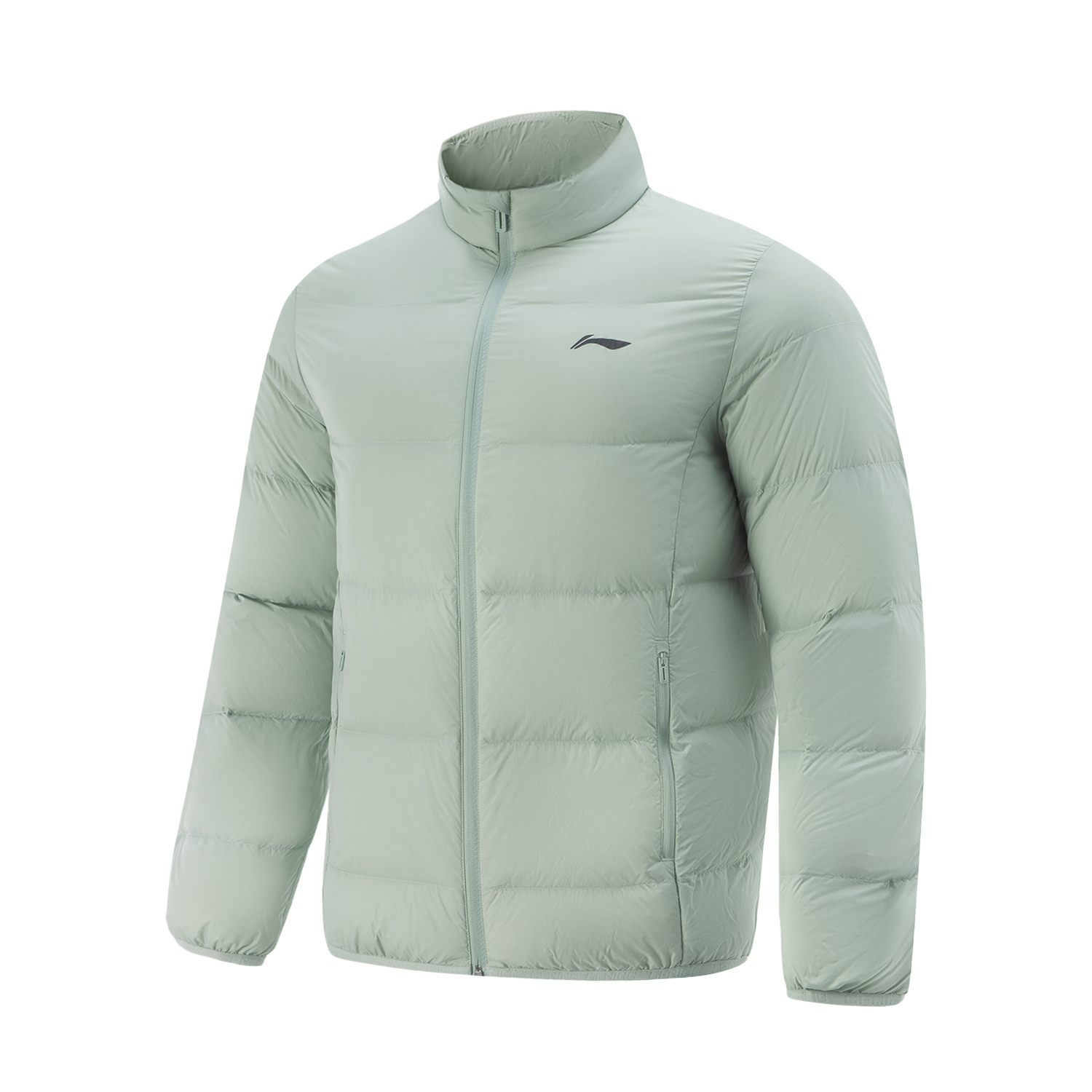 

LINING Пуховик для настольного тенниса унисекс серо-зеленый нефритовый, Gray Jadeite Green