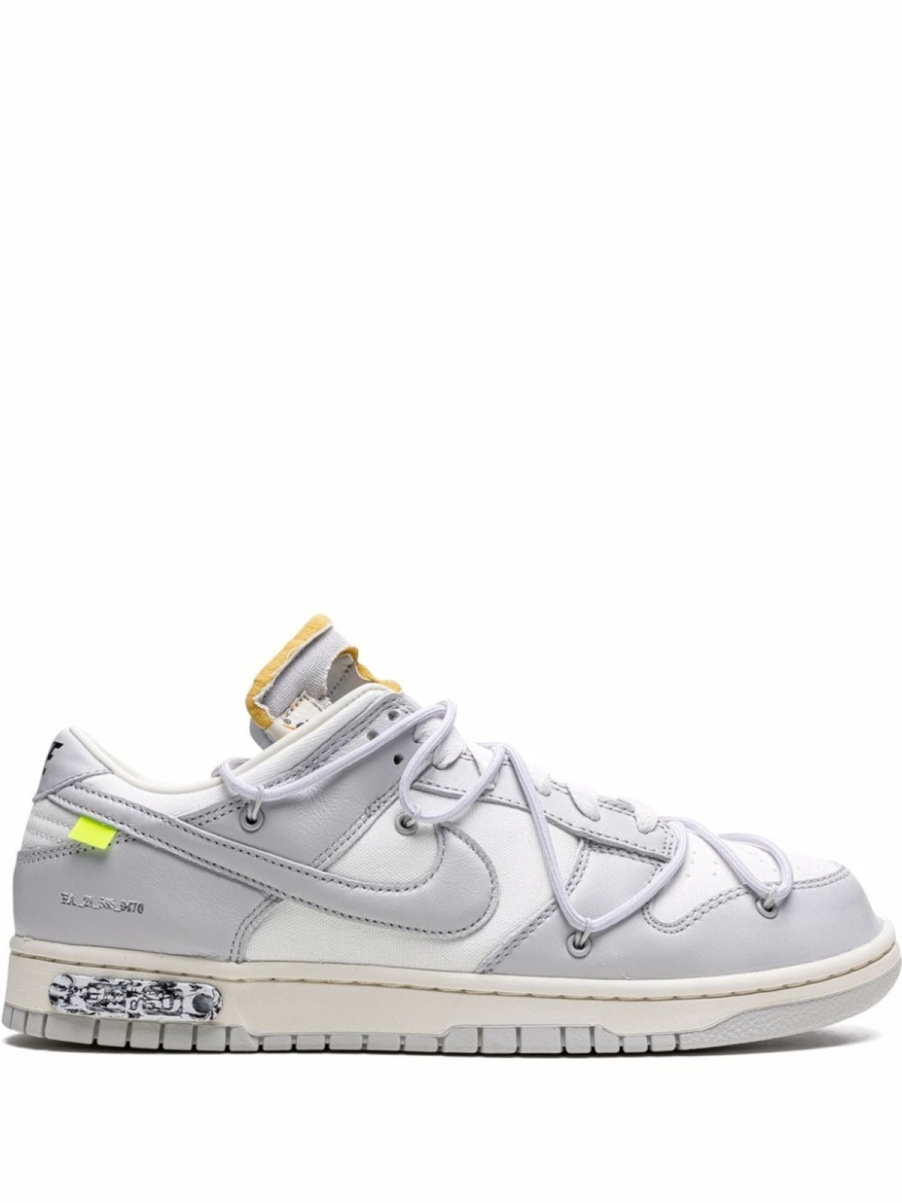 

Кроссовки Dunk Low из коллаборации с Off-White Nike X Off-White, серый