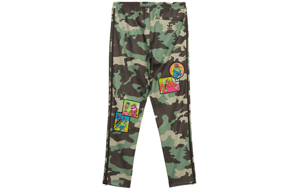 Брюки men's originals x jeremy scott crossover camouflage sports pants/trousers/joggers green Adidas, мультиколор — фото 2