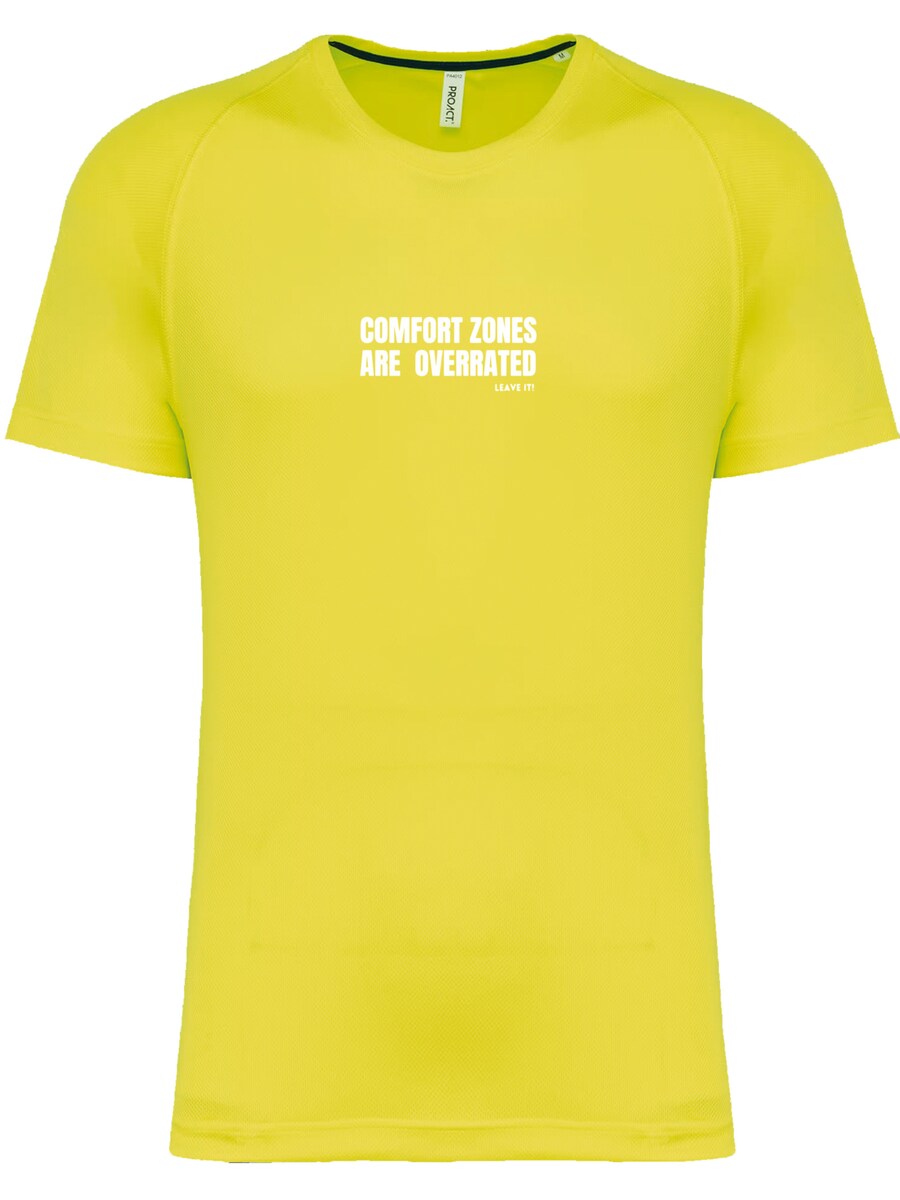 

Футболка F4NT4STIC Sports Comfort Zones Are Overrated, Yellow