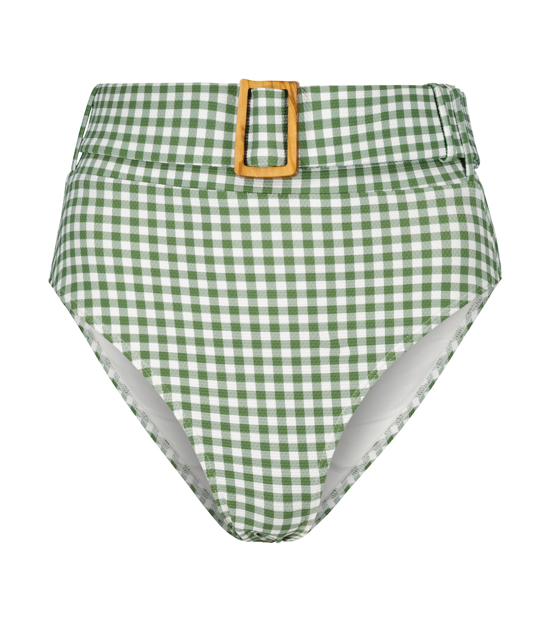 

Плавки-бикини в клеточку от Ursula Alexandra Miro, Gingham Emerald