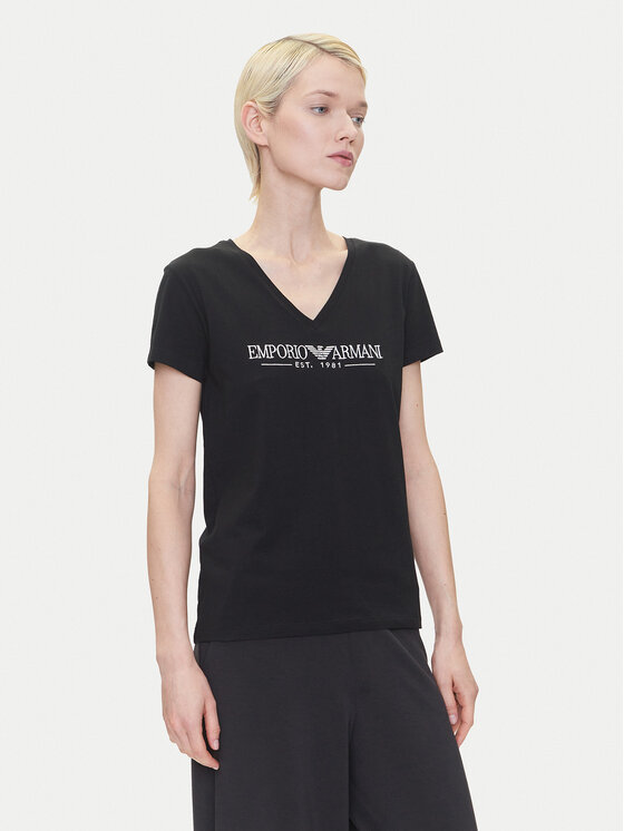 

Футболка обычного кроя EW000409 AF10881 UC001 Emporio Armani Underwear, черный