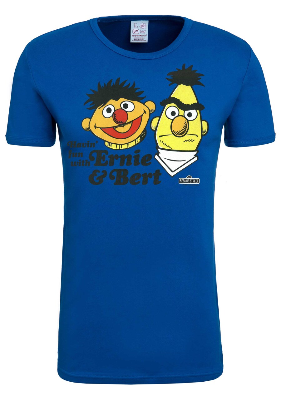 

Рубашка LOGOSHIRT Ernie und Bert, синий