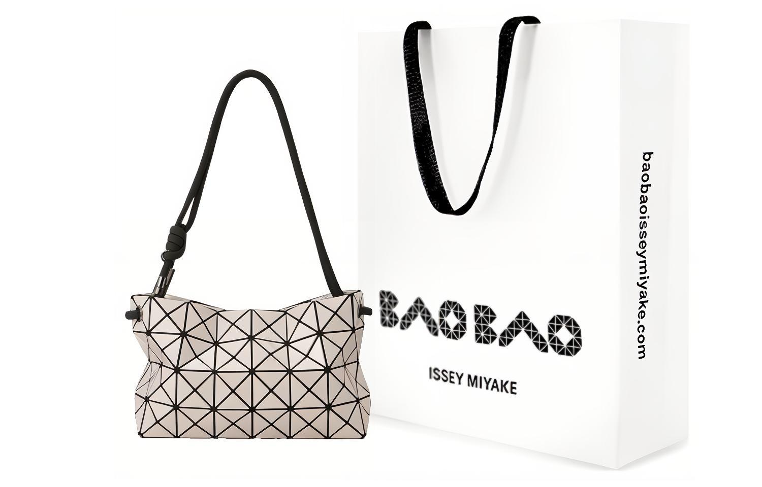 

ISSEY MIYAKE ПВХ сумка-шоппер, шоппинг-сумка, кроссбоди, обычная унисекс-сумка через плечо светло-коричневого цвета