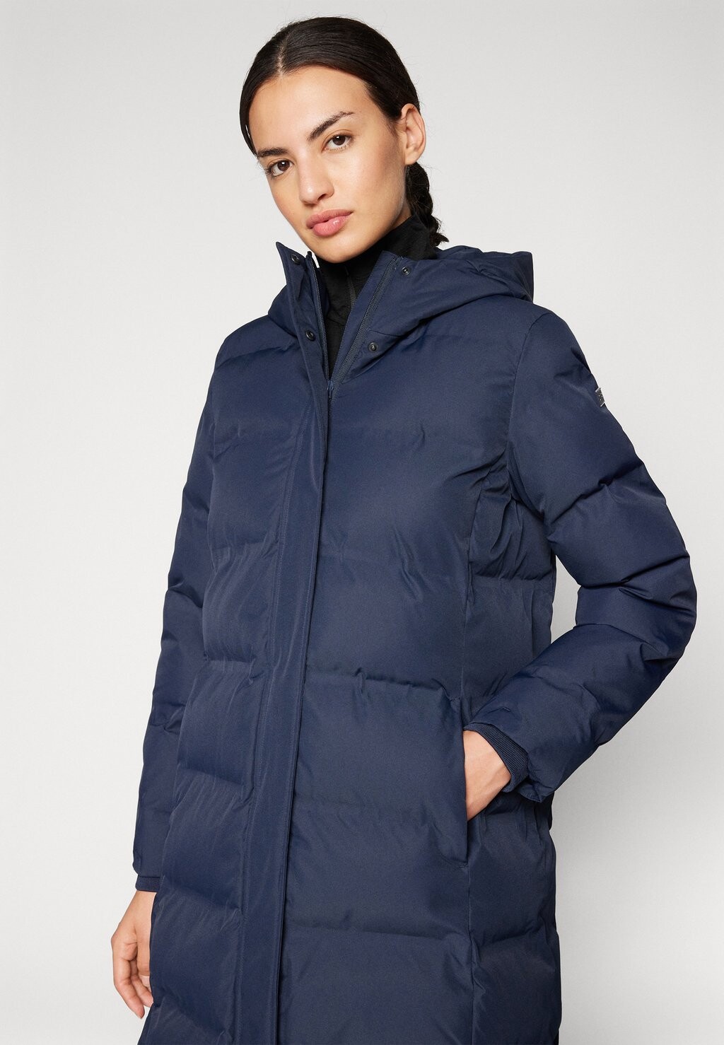 

Зимнее пальто WOMAN COAT FIX HOOD CMP, темно-синий