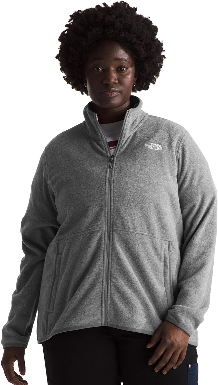 

The North Face Женская утеплённая куртка Glacier Fleece Plus, Tnf Medium Grey Heather