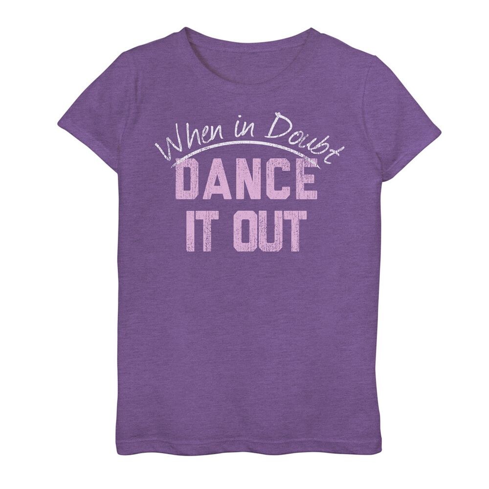 

Футболка с рисунком Dance It Out для девочек 7–16 лет Licensed Character, цвет Purple Heather