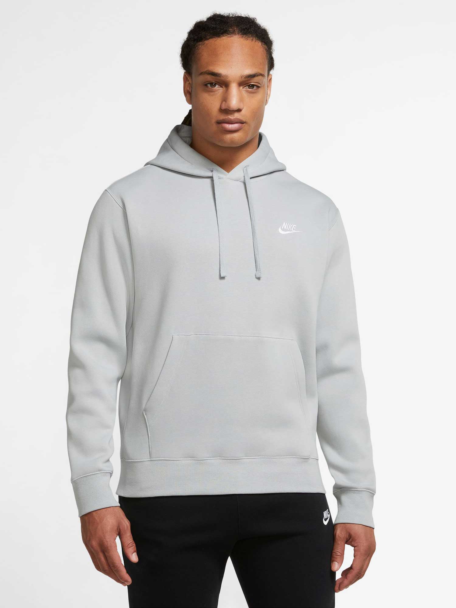 

Толстовка Nike M NSW CLUB HOODIE PO BB, серый