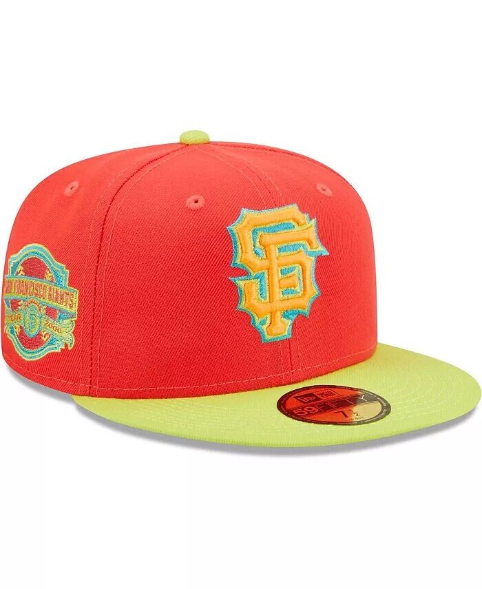 

Мужская красная, неоново-зеленая шляпа San Francisco Giants Lava Highlighter Combo 59FIFTY New Era