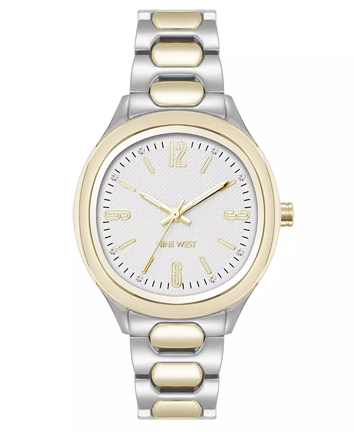 

Женские часы Quartz Unique с серебристым и золотистым металлическим сплавом, 33 мм Anne Klein