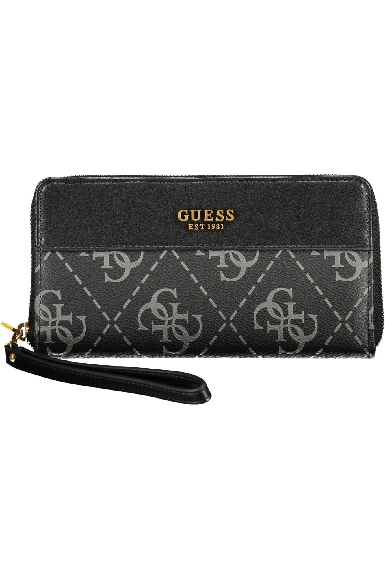 

Черный женский кошелек из полиуретана Guess Shoes