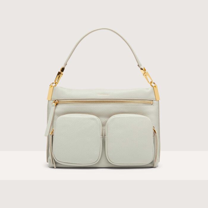 

Сумочка из зернистой кожи Coccinelle HYLE MEDIUM, зеленый