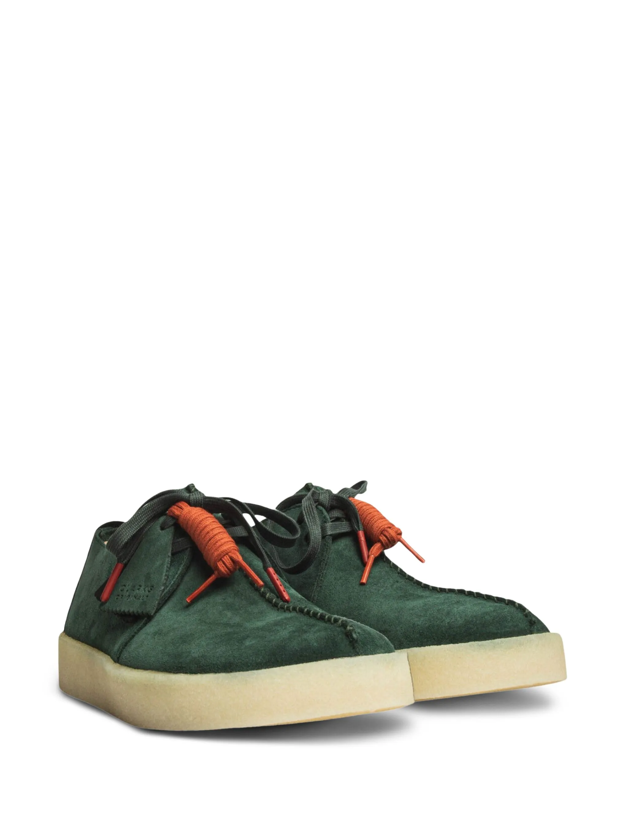 Ботинки дезерты Trek Mid Suede Clarks Originals, зеленый — фото 2