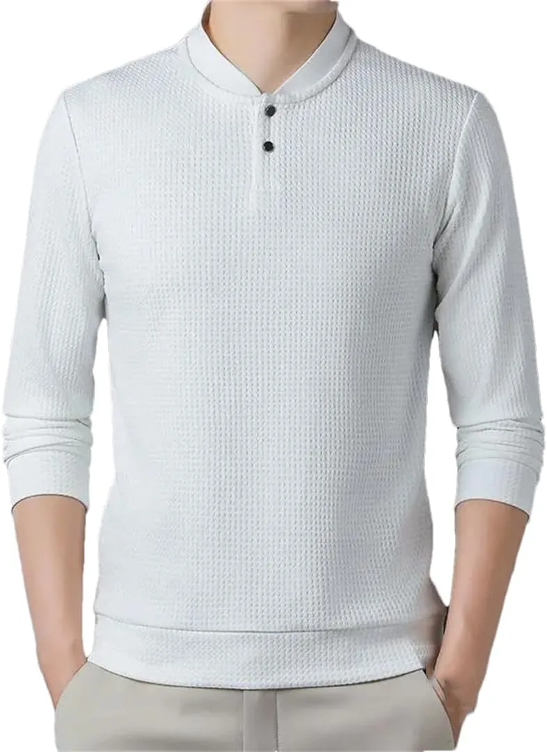 

Футболка Vsadsau с воротником стойкой и длинными рукавами