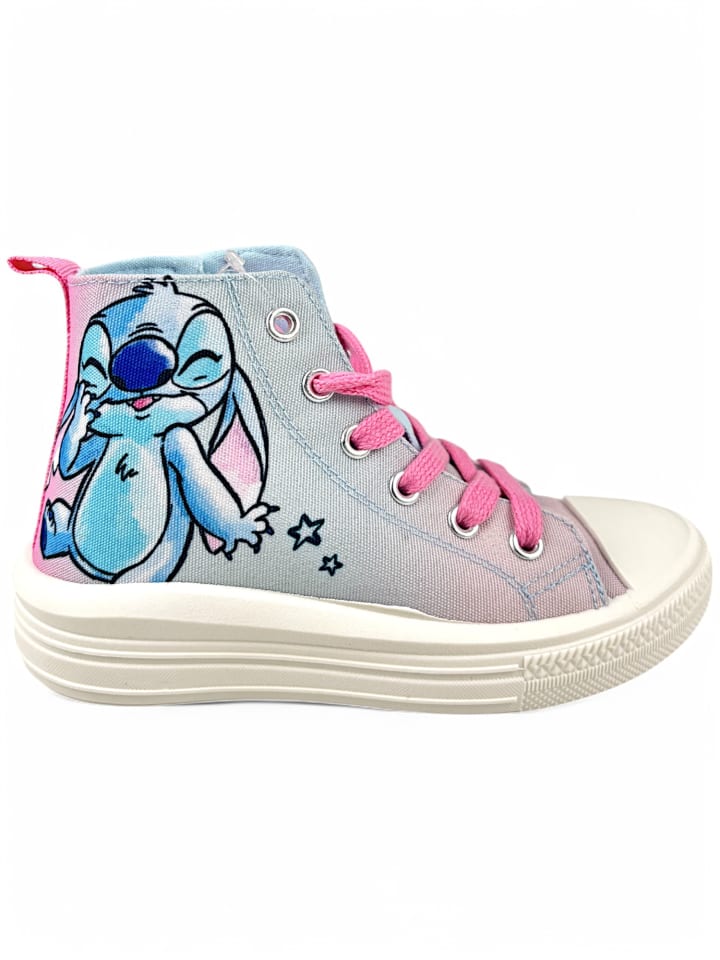 

Высокие кроссовки Lilo & Stitch, розовый