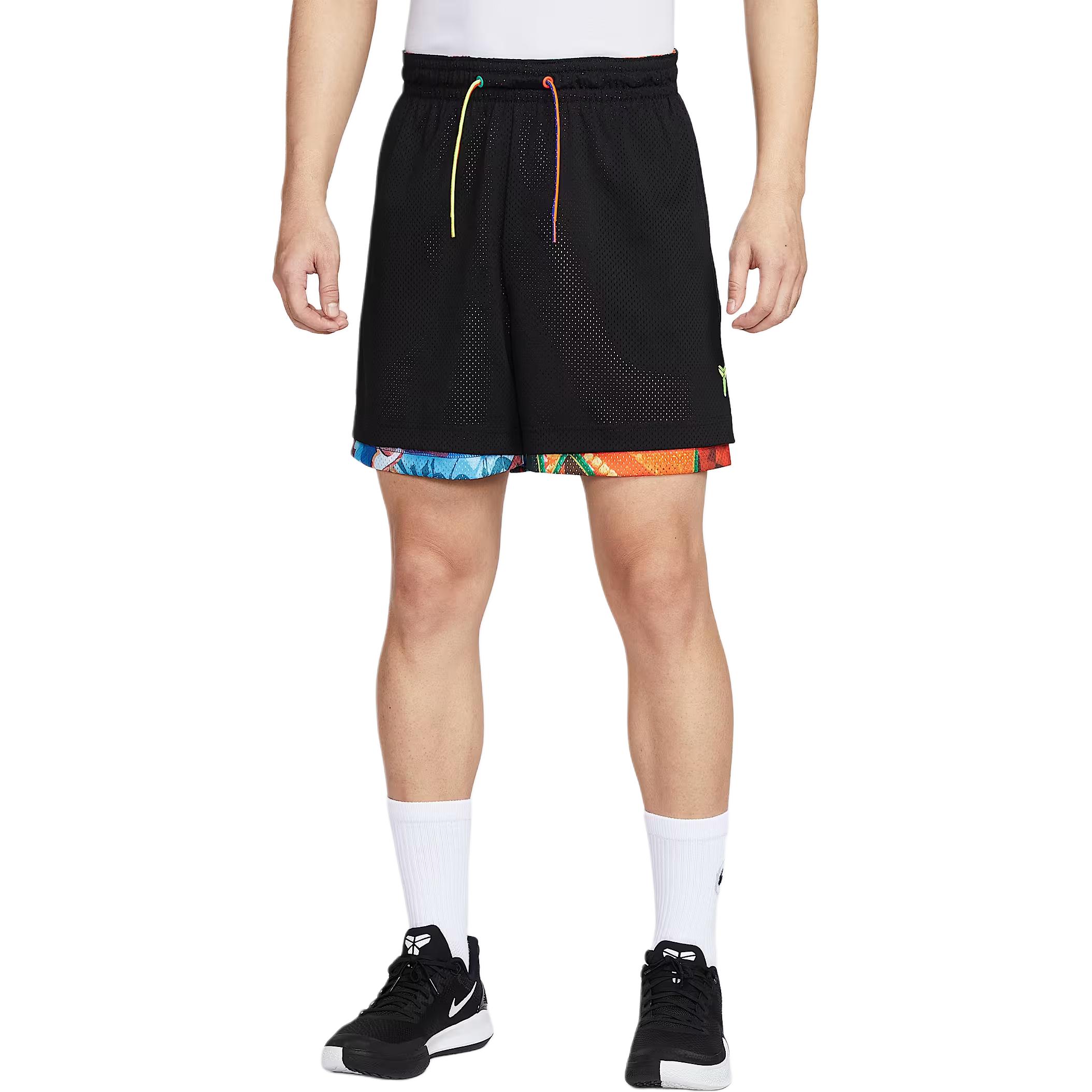 Шорты What The Kobe Reversible Short Asia Sizing Nike, черный/желтый — фото 4