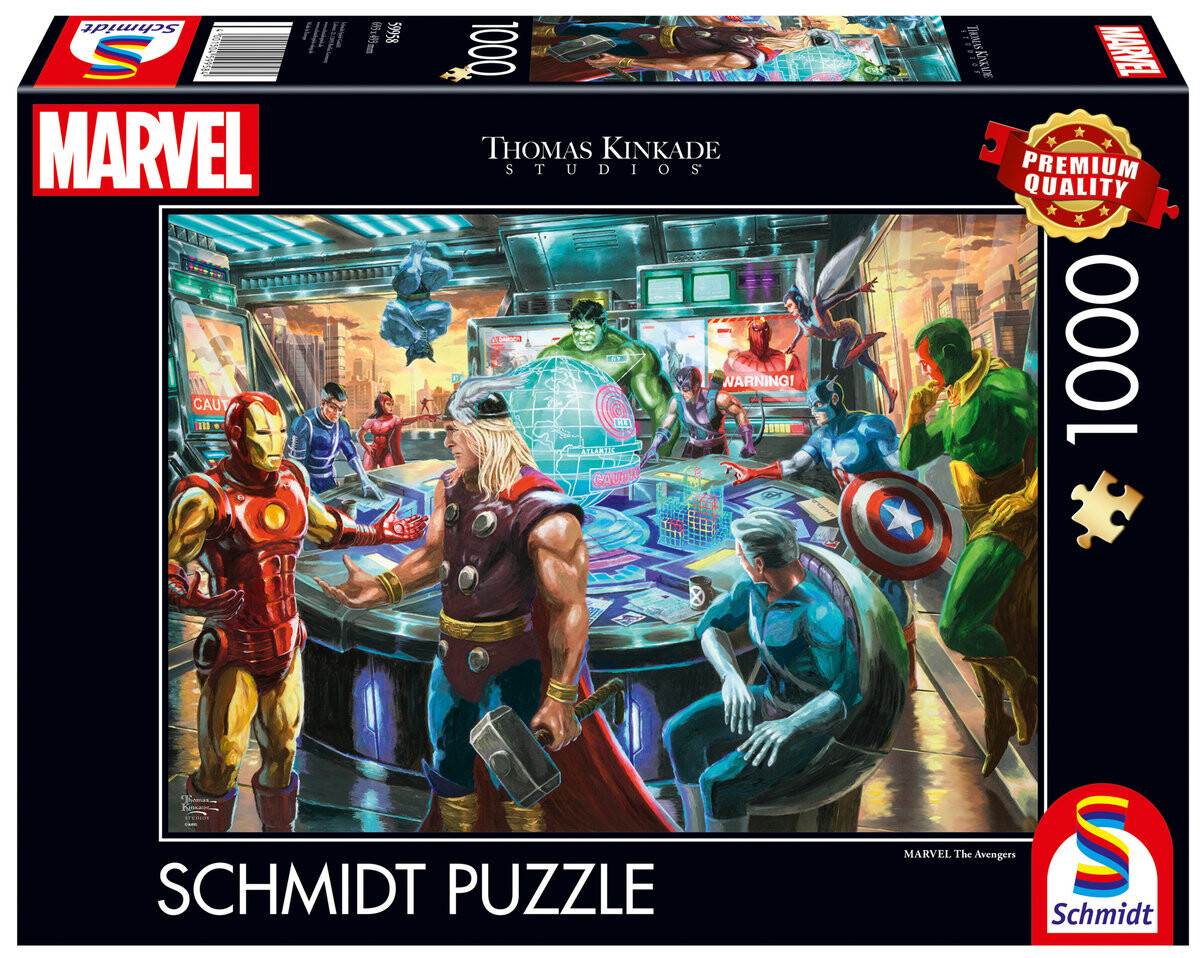 

Пазл ТОМАС КИНКЕЙД Мстители (Marvel), 1000 шт. Schmidt