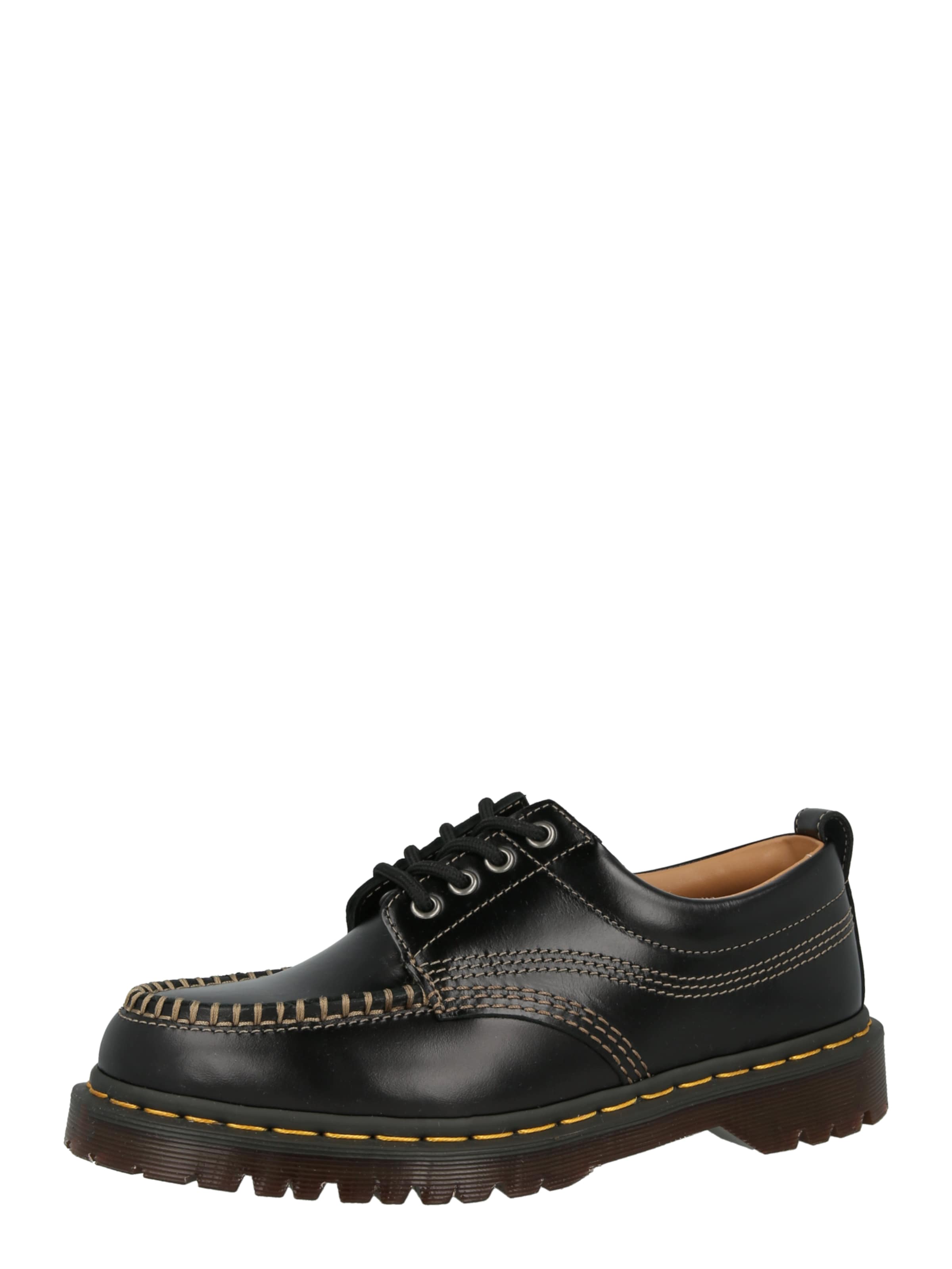 Dr. Martens Шнурованные ботинки 'Lowell' в черном цвете