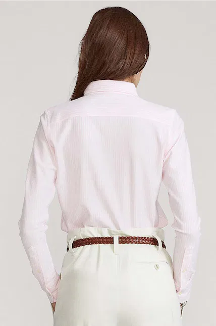 Рубашка с узором Polo Ralph Lauren, розовый — фото 2