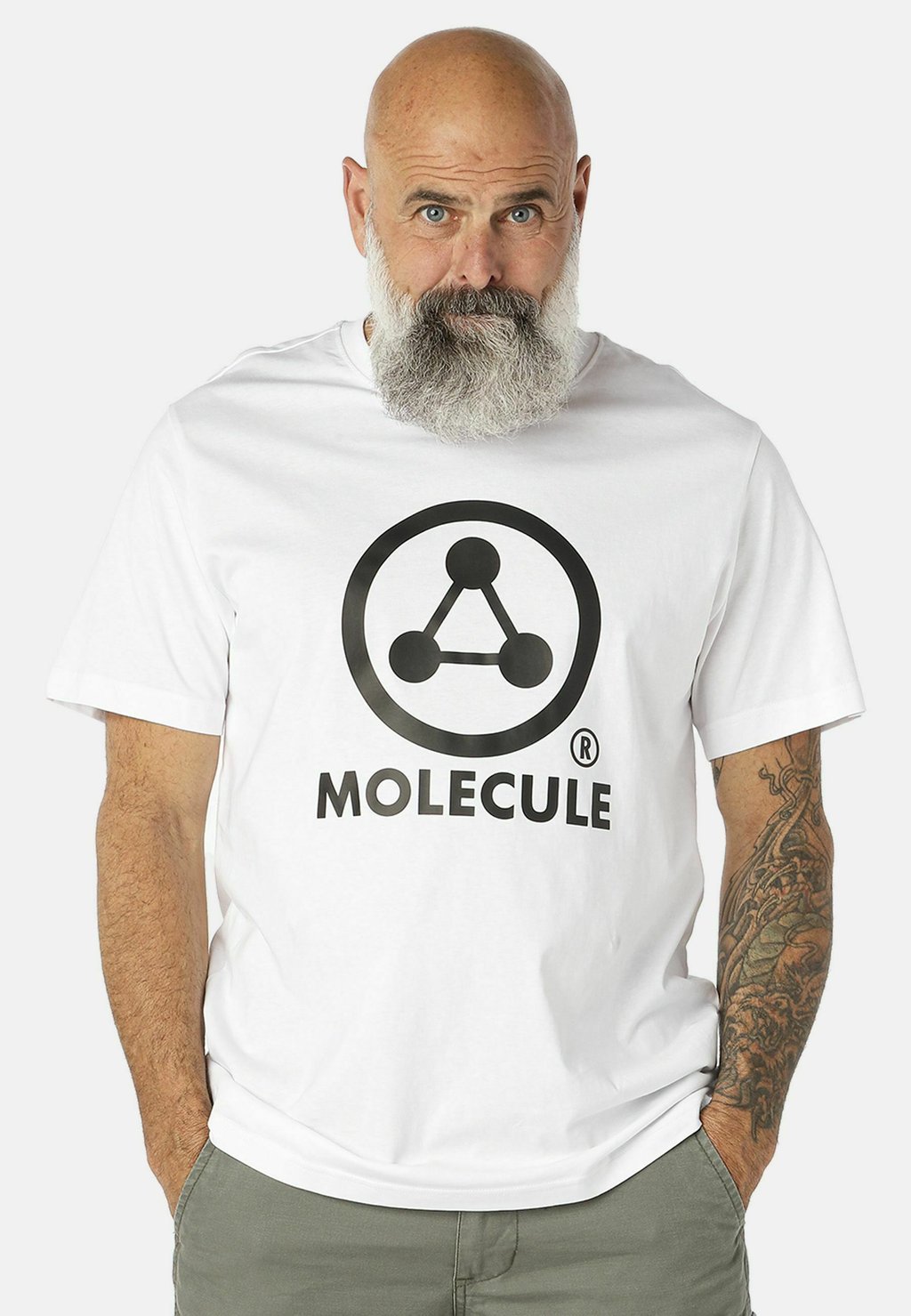

Футболка с принтом Molecule, белый