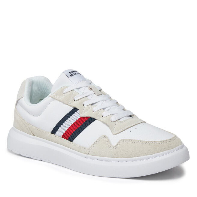 

Кроссовки Tommy Hilfiger LightCupsole Lth, белый, Белый;серый, Кроссовки Tommy Hilfiger LightCupsole Lth, белый