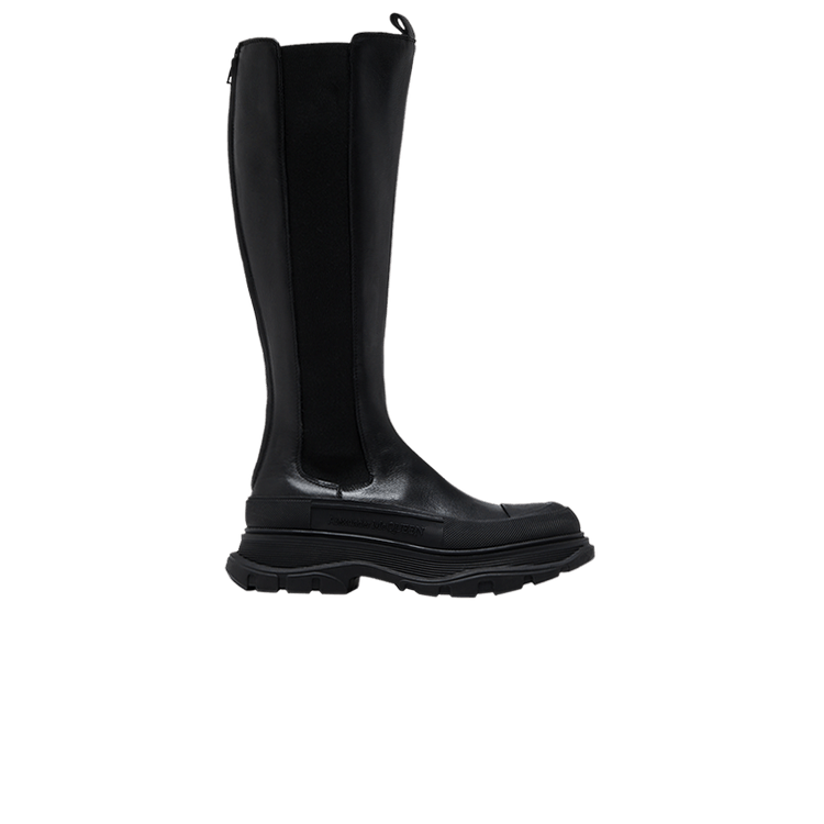 Ботинки Alexander McQueen Alexander McQueen Wmns Tread Slick Knee High Boot 'Black', черный