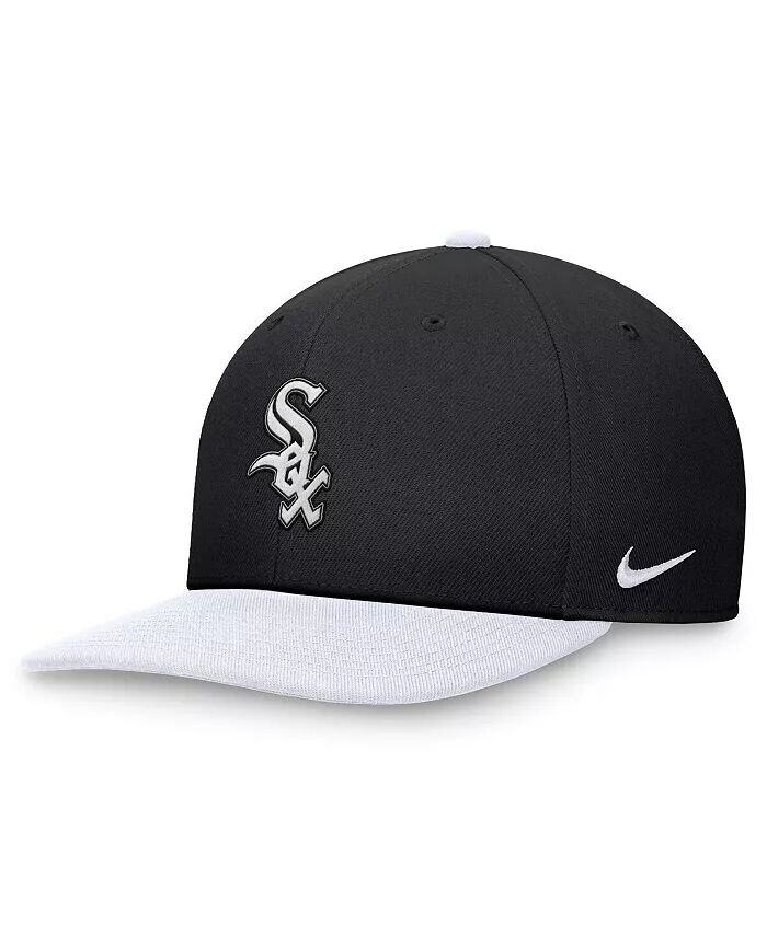 

Мужская черно-белая двухцветная бейсболка Chicago White Sox Evergreen Snapback Nike, черный