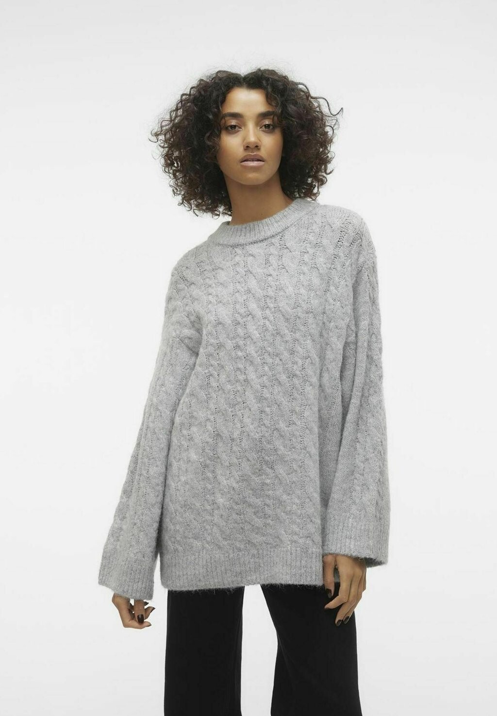 

Свитшот Vero Moda, цвет light grey melange