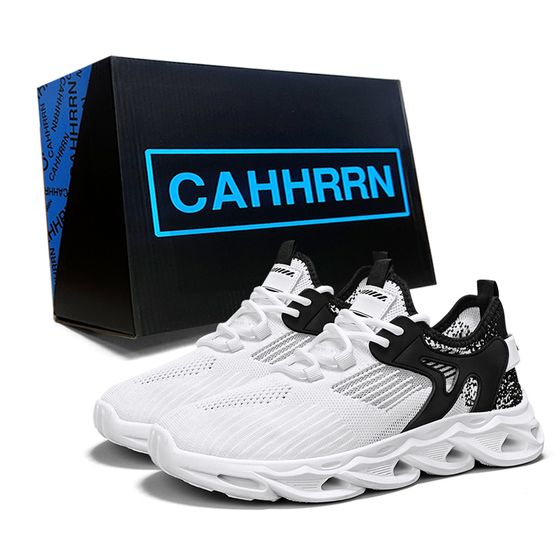

Дышащие низкие повседневные туфли для мужчин CAHHRRN, White Black