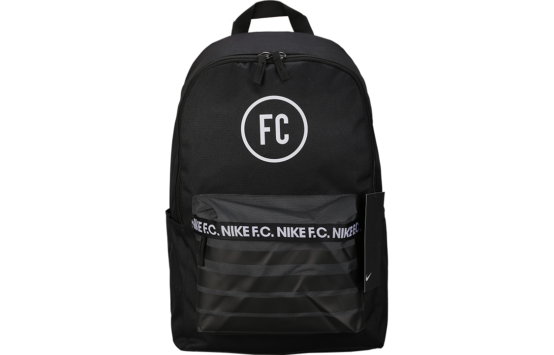 

Nike Полиэстеровый рюкзак унисекс черный серый, Black Gray