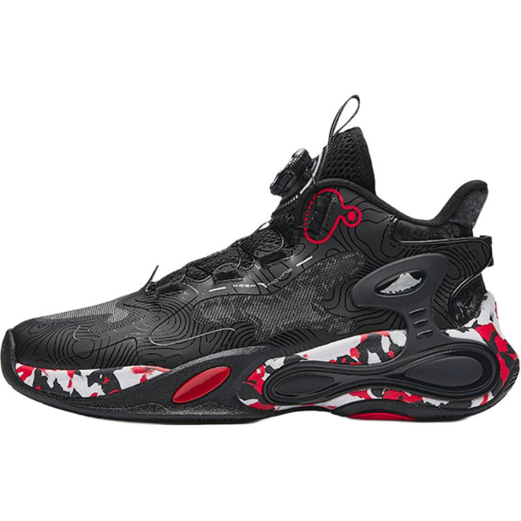 

Antakids Кроссовки Thunderstorm Slip Resistant Shock Absorbers With Abrasion Resistant Properties High Top Basketball Shoes Black