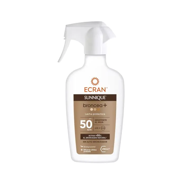 

Автозагар broncea+ leche protectora spf 50 Ecran, цвет 30