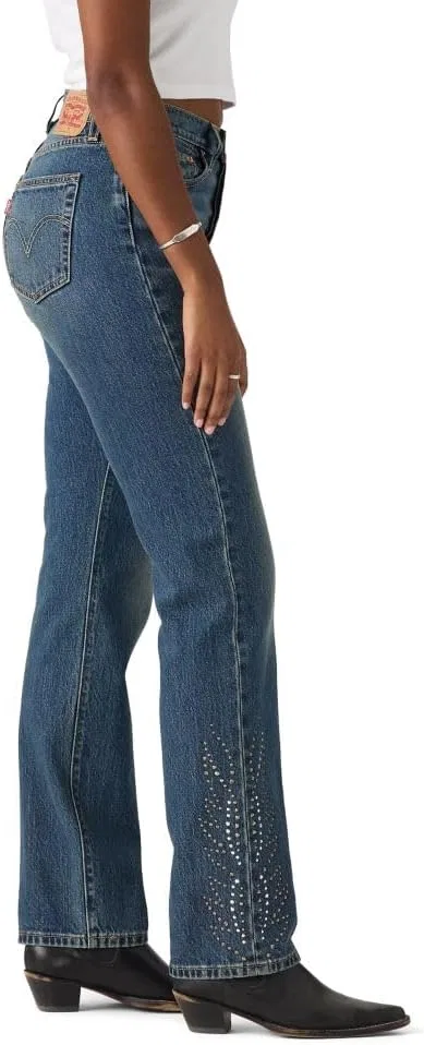 Женские джинсы Levi's 501 Curve, синий — фото 4