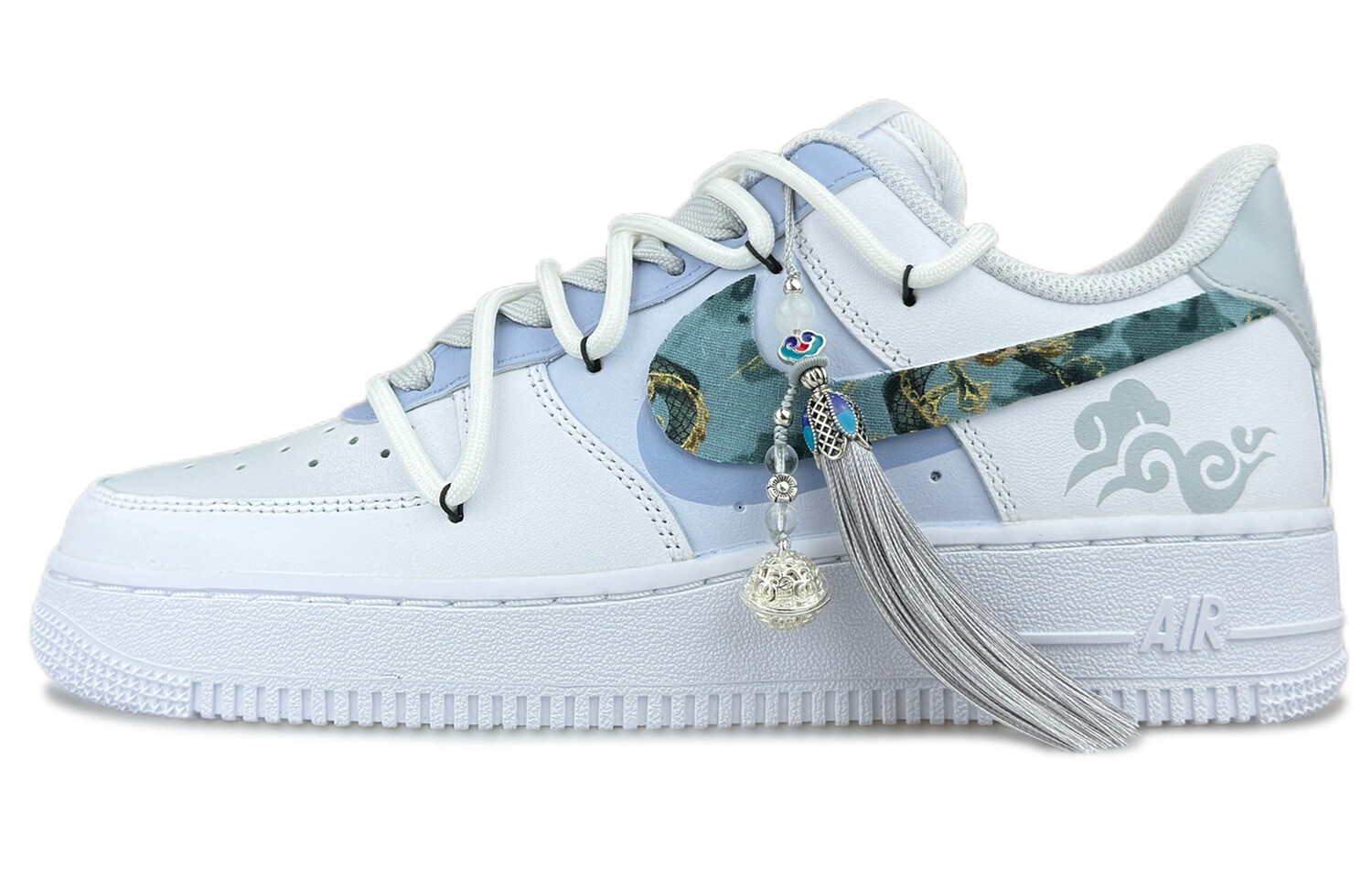 

Мужские кроссовки для скейтбординга Nike Air Force 1, Elegant blue