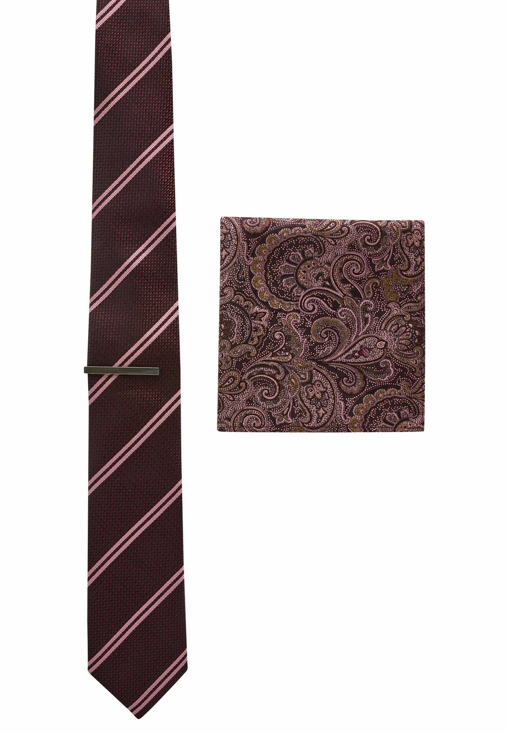 

Галстук SAGE WITH FLORAL SET Next, розовый