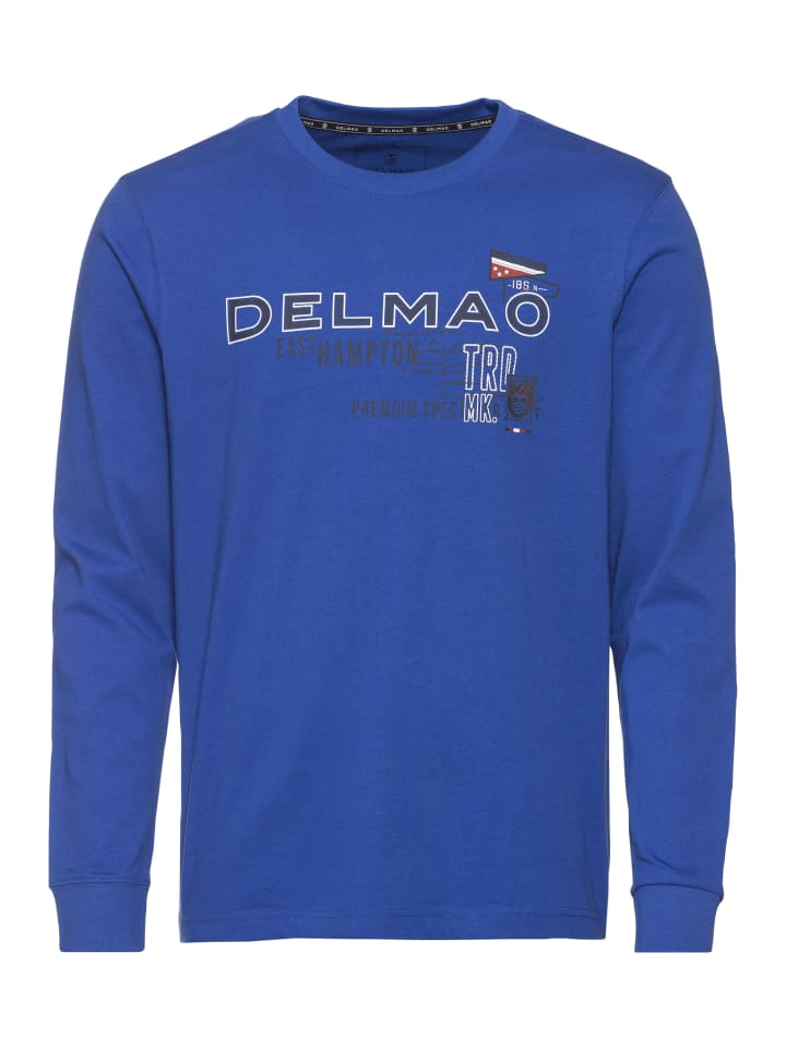 

Рубашка с длинным рукавом Delmao, королевский синий