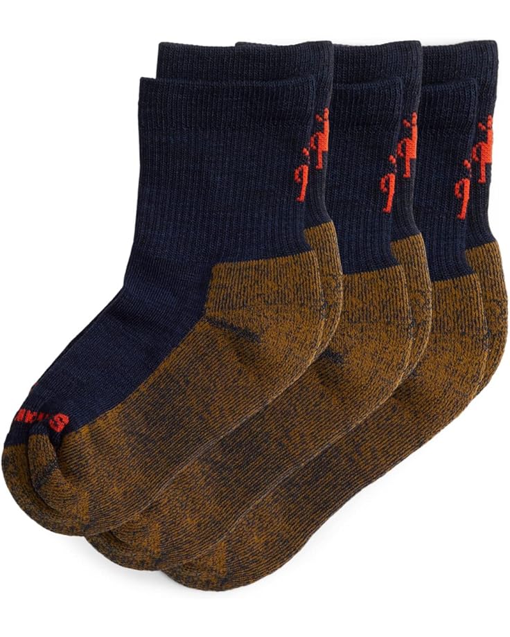 

Носки Smartwool Kids Smartwool Kids Hike Light Cushion Crew Socks 3-Pack, цвет Deep Navy