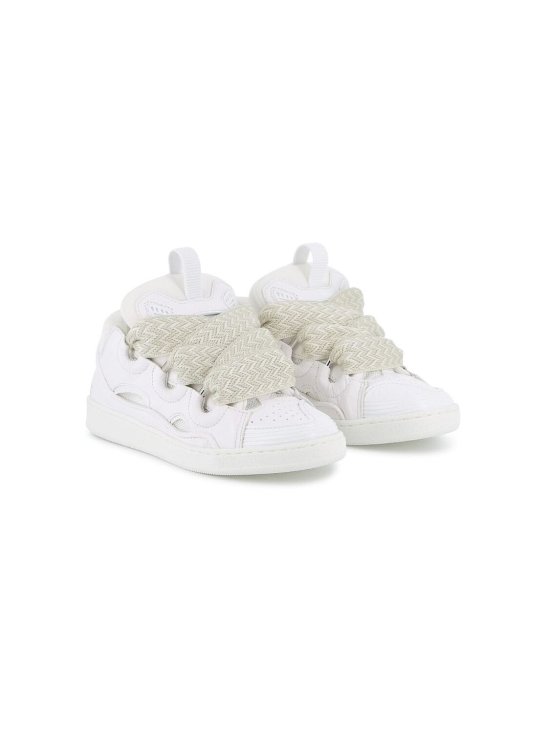 

Lanvin Enfant кроссовки со вставками, белый