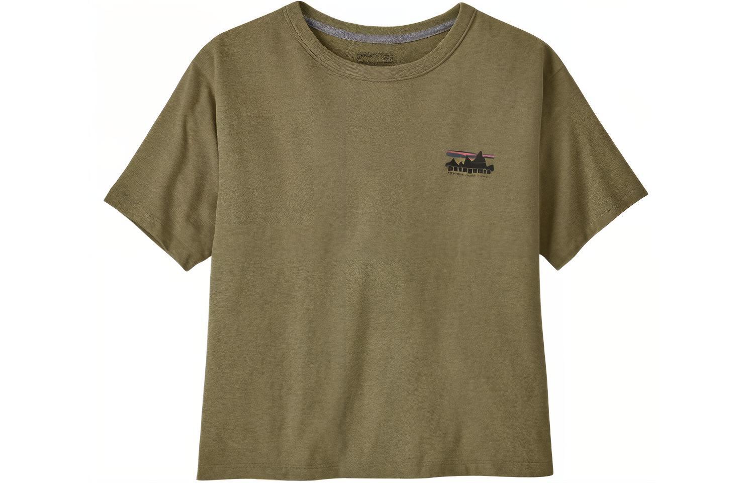 

Футболка Responsibili Tee с заниженной линией плеч, женская Patagonia, RINSED GREEN